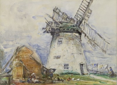 Lot 642 - Rowland Henry Hill (1873-1952) Windmill...