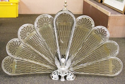 Lot 1341 - Four Art Deco Frameless Mirrors, including a...