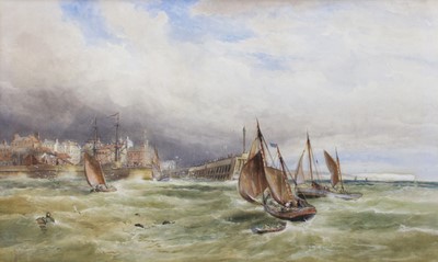 Lot 1132 - Robert Ernest Roe (1851-1930) Shipping in a...