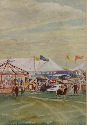 Lot 645 - Sonia Lawson (b.1934) Leyburn Show Watercolour,...