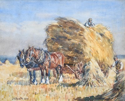 Lot 611 - James William Booth (1867-1953) Hay Wagon...