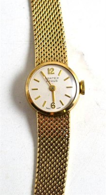 Lot 56 - A lady's 9ct gold watch