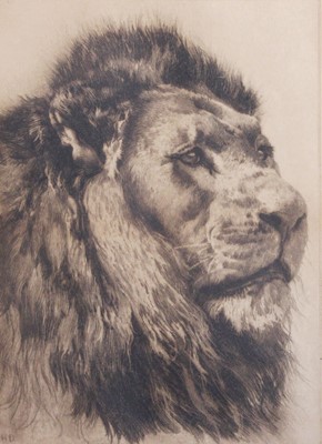 Lot 1109 - After Herbert Dicksee (1862-1942) Head study...