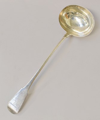 Lot 105 - A George III Silver Soup-Ladle, by Solomon...
