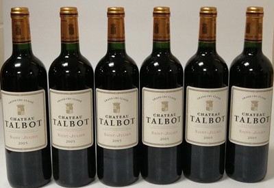 Lot 41 - Château Talbot 2005 Saint-Julien (twelve bottles)