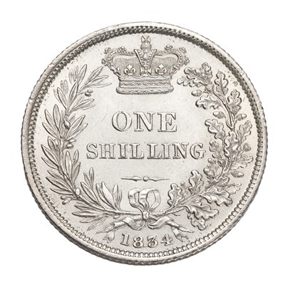 Lot 87 - William IV, Shilling 1834, (Bull 2489, ESC...