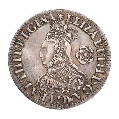 Lot 43 - Elizabeth I, 'Milled' Sixpence 1562, 3.02g, mm....