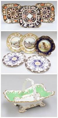 Lot 325 - Three Royal Crown Derby Porcelain Dessert...