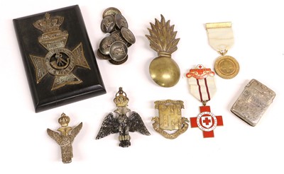 Lot 39 - A Victorian Brass Pouch Badge to the King's...