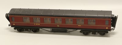 Lot 4426 - Exley O Gauge LMS 3rd Corridor Coach 2181