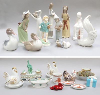 Lot 328 - A Collection of Herend, Lladro and Royal...