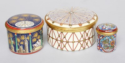 Lot 306 - Halcyon Days Musical Boxes, a halcyon days...