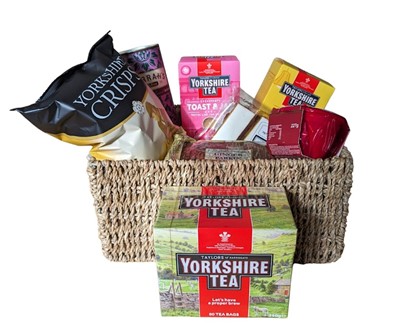 Lot 9 - Yorkshire Christmas Hamper With Tea Kindly...