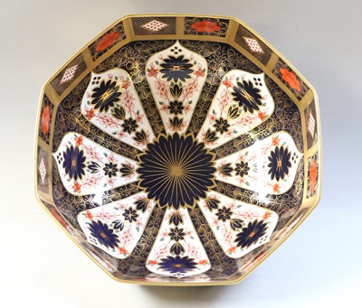 Lot 183 - A Royal Crown Derby Porcelain Octagonal Bowl,...