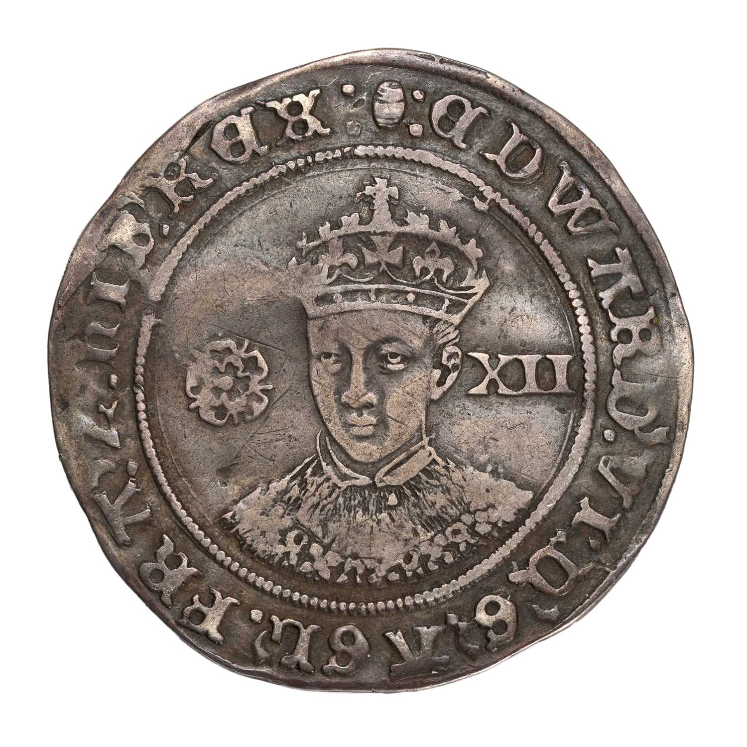 Lot 34 - Edward VI, Shilling, fine silver issue...