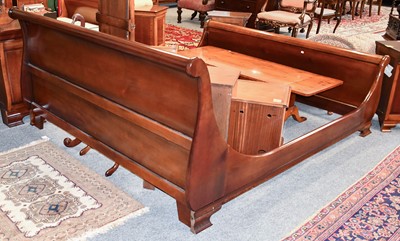 Lot 1188 - An 'And So To Bed' Cherry Wood Bedroom Suite,...