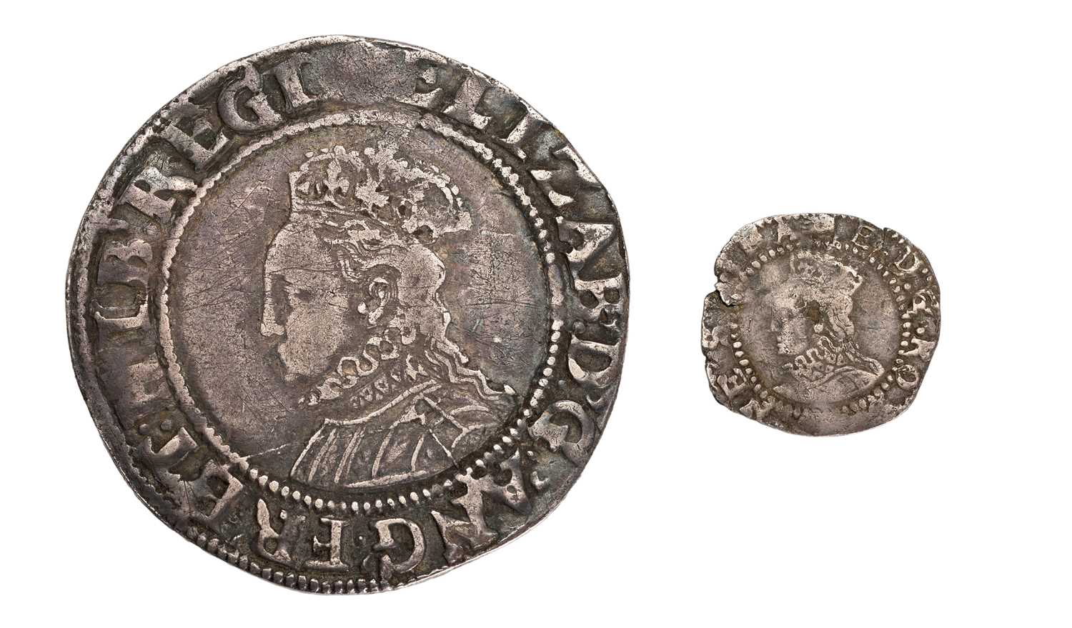 Lot 40 Elizabeth I Shilling Sixth Issue