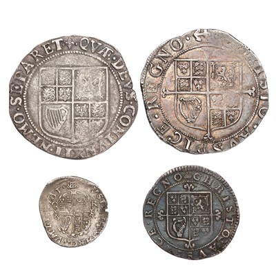 Lot 46 - Assorted Stuart Hammered Coinage; 4 coins...