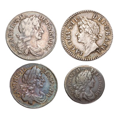 Lot 200 - Stuart Maundy Oddments, 4 coins comprising;...