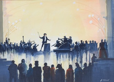 Lot 1029 - James Stewart (Contemporary) "The Conductor"...