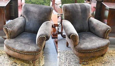 Lot 1287 - A Pair of Tub Chairs