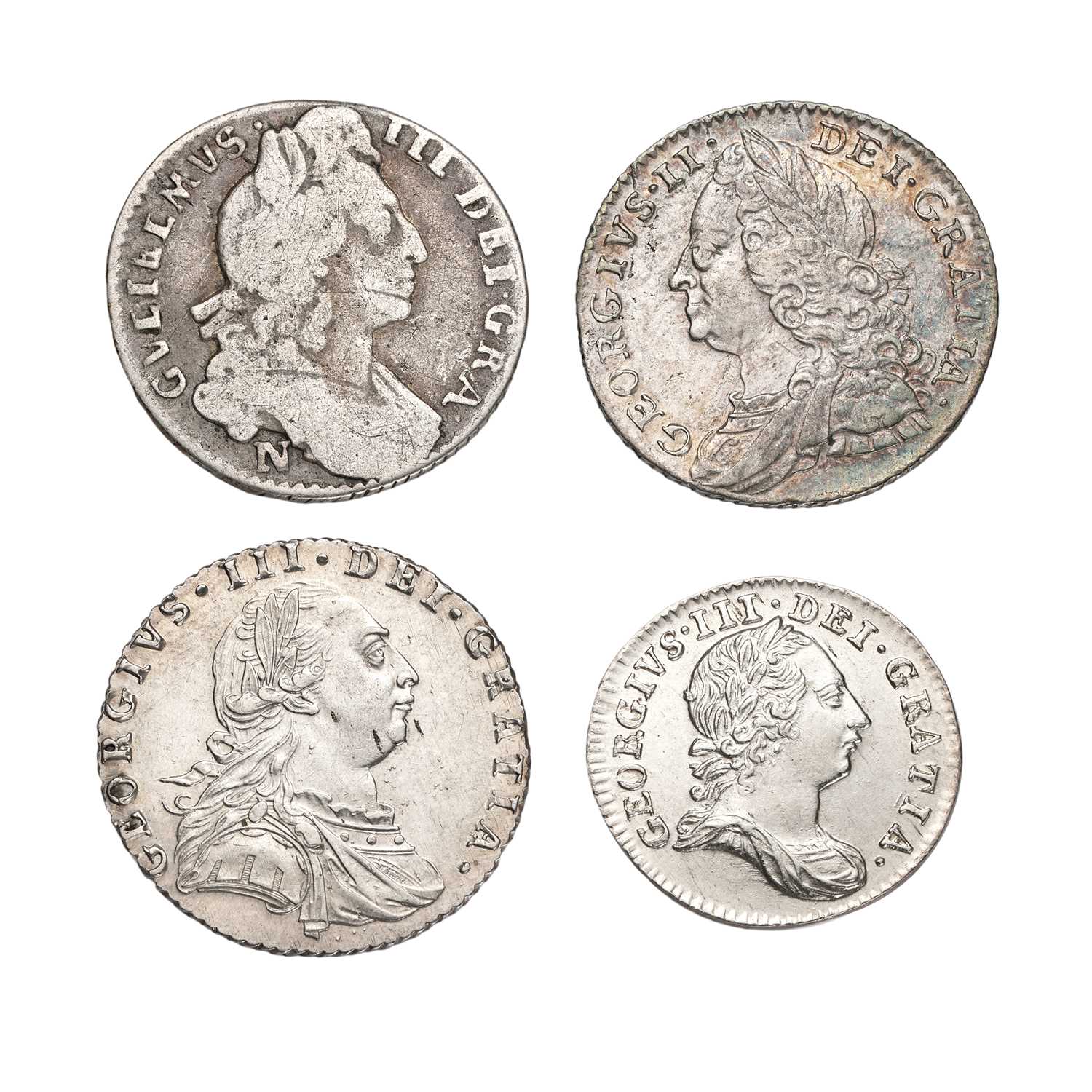 Lot 61 - 4x 17th and 18th Century Silver Coins,...