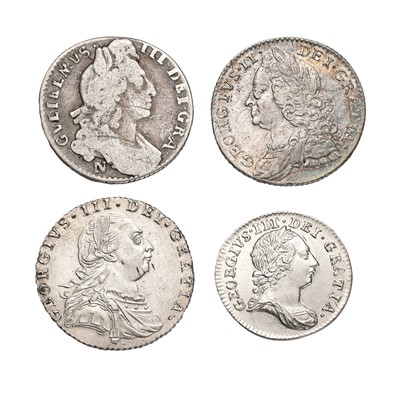 Lot 61 - 4x 17th and 18th Century Silver Coins,...