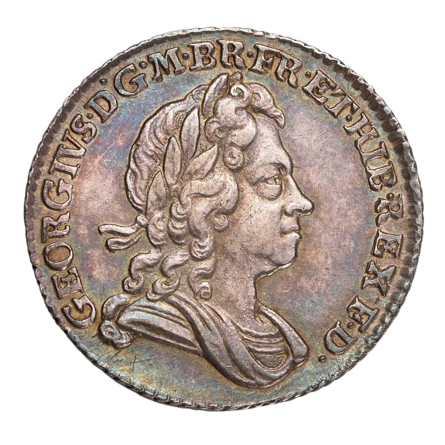 Lot 66 - George I, Sixpence 1723, SSC in angles (Bull...