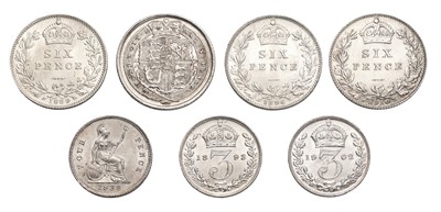 Lot 81 - Assorted High-Grade British Silver Coins, 7...