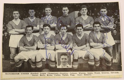 Lot 4044 - Manchester United Busby Babes Autographs