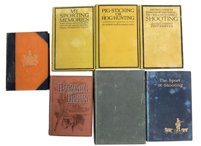 Lot 189 - Natural History Books: A Group of Hunting...