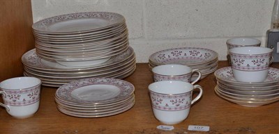 Lot 107 - Royal Crown Derby Brittany pattern dinner wares