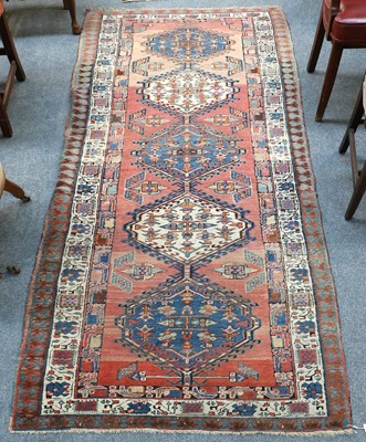 Lot 1102 - Sarab Runner, the abrashed pale strawberry...