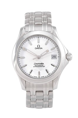 Lot 2428 - Omega: A Stainless Steel Automatic Calendar...