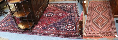 Lot 1119 - Kashgai Carpet, the raspberry field of tribal...