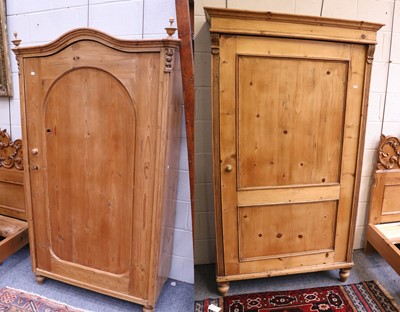 Lot 1409 - A Pine Armoire of Small Proportions, 101cm by...