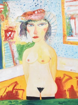 Lot 1071 - Geoffrey Chatten (b.1938) Nude Signed, mixed...