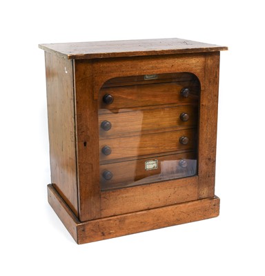 Lot 756 - Entomology: A Victorian Stained Pine &...