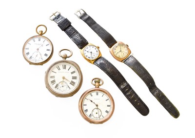 Lot 16 - A 9 Carat Gold Buren Wristwatch, Enamel Dial...