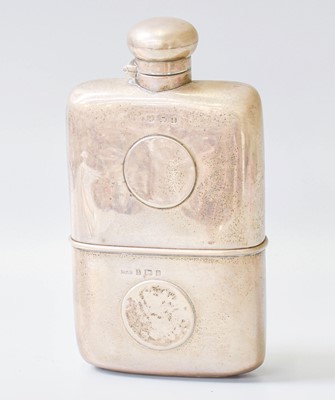 Lot 133 - A Victorian Silver Spirit-Flask, Maker's Mark...