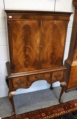 Lot 1307 - A Queen Anne Style Mahogany Cupboard on Stand,...