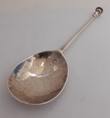 Lot 2218 - A Commonwealth Silver Seal Top Spoon