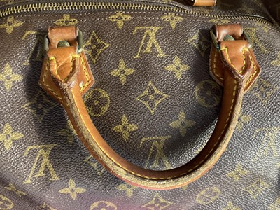 Lot 1020 - Louis Vuitton Speedy 40 Monogrammed Canvas Bag,...