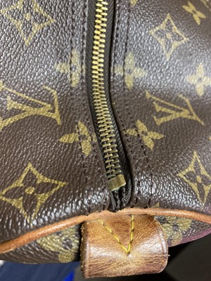 Lot 1020 - Louis Vuitton Speedy 40 Monogrammed Canvas Bag,...