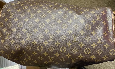 Lot 1020 - Louis Vuitton Speedy 40 Monogrammed Canvas Bag,...