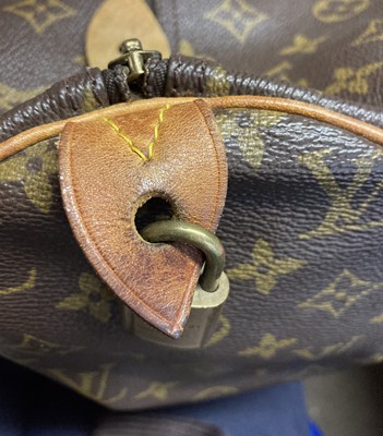 Lot 1020 - Louis Vuitton Speedy 40 Monogrammed Canvas Bag,...