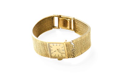 Lot 58 - A Lady's 9 Carat Gold Omega Wristwatch