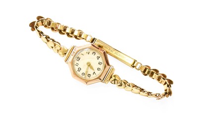 Lot 20 - A Lady's 9 Carat Gold Wristwatch
