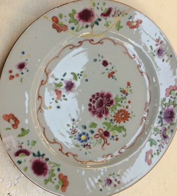 Lot 233 - Five Chinese Porcelain Plates, Qianglong,...