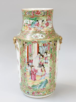 Lot 130 - A Cantonese Porcelain Vase, mid 19th century,...